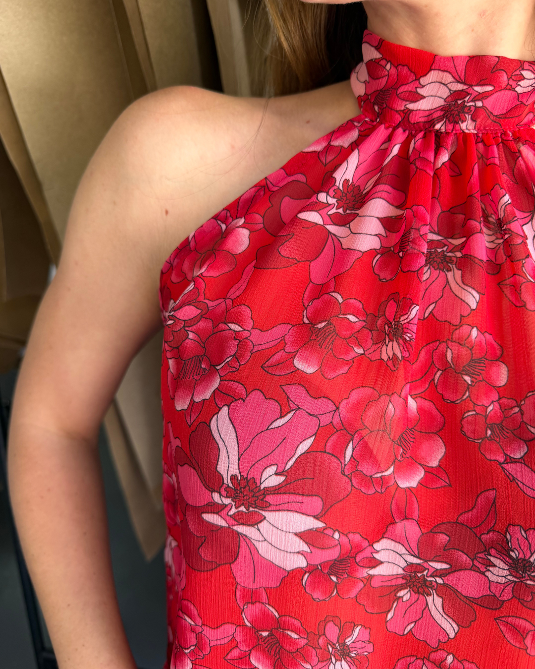 The Festive Halterneck Blouse