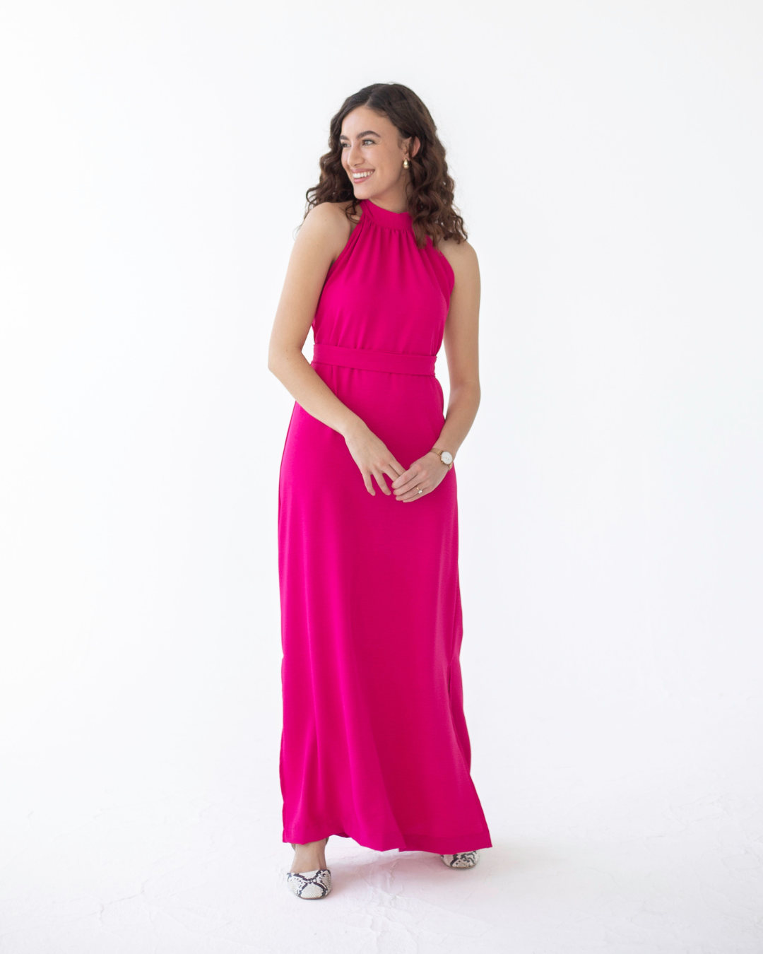 Aurora Halterneck Dress