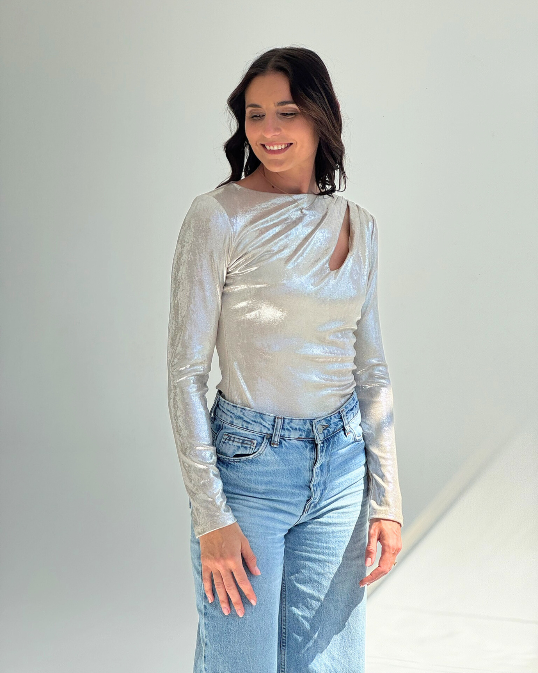 Long Sleeve Sparkle Top