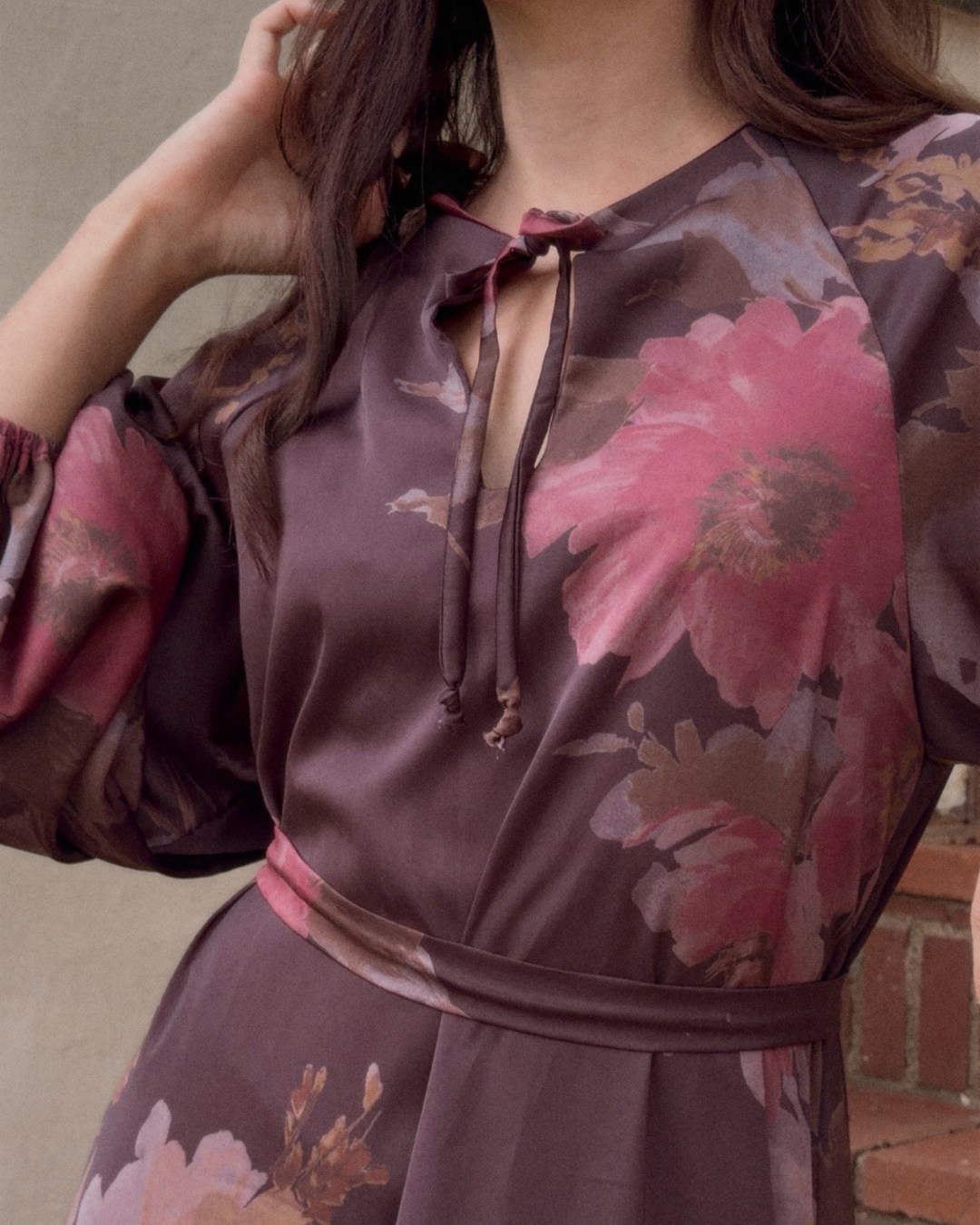 The Willow Dress | Dark Floral