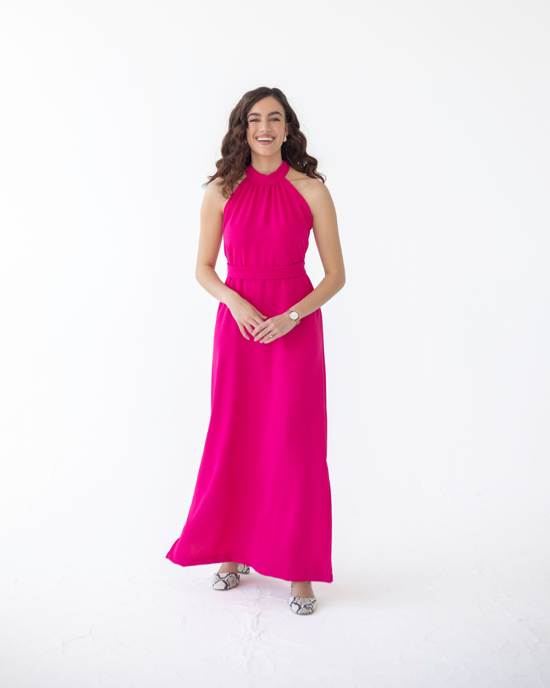 Aurora Halterneck Dress