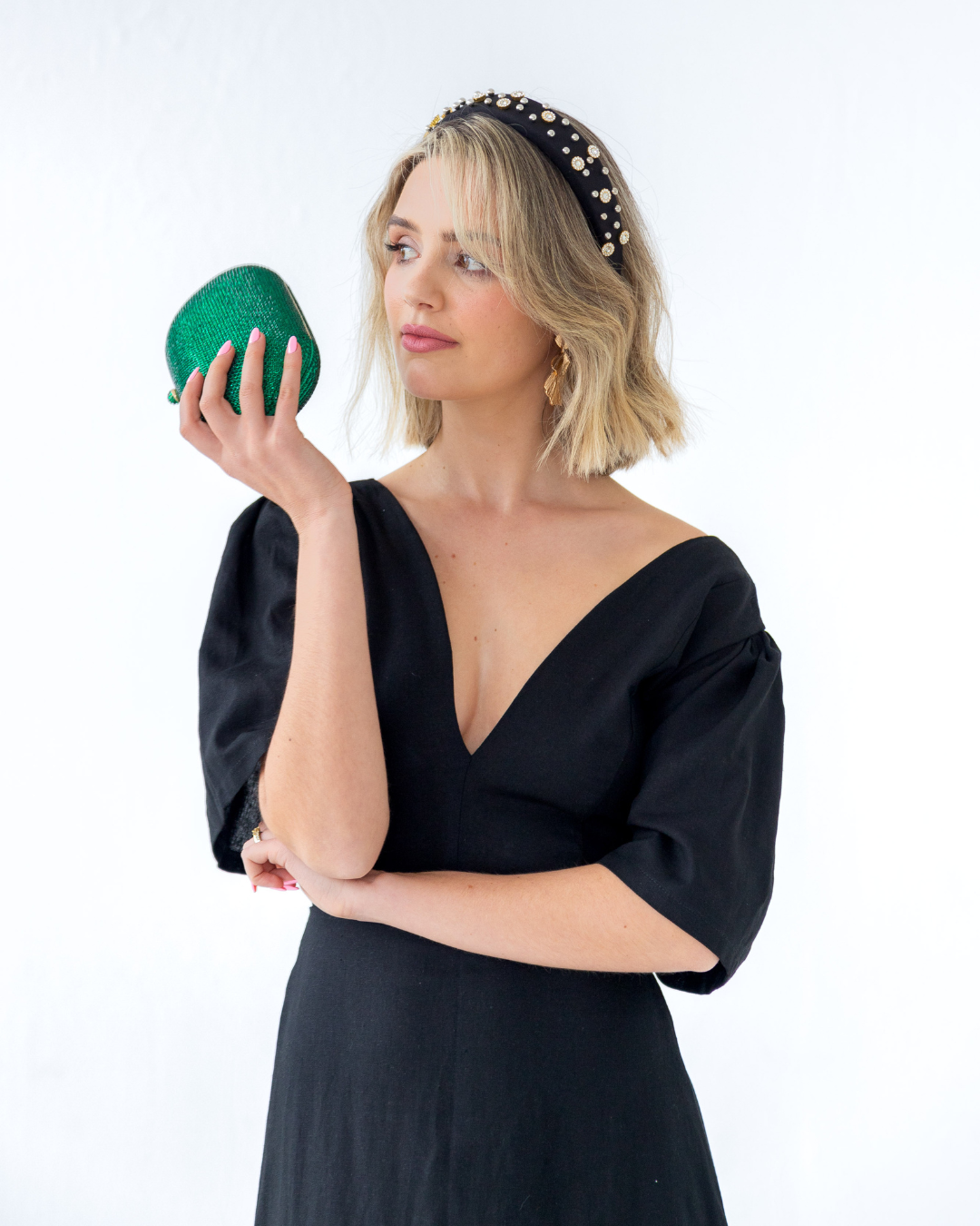 Linen Rayon LBD | Black