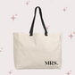 'MRS' Cotton Shopper Bag