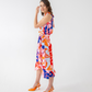 Azure Print Wrap Skirt | Flikker x Seen
