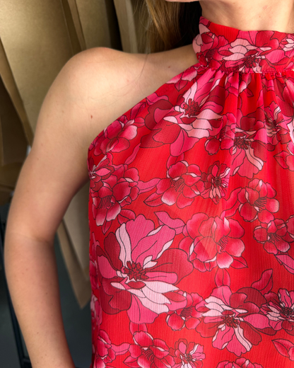 The Festive Halterneck Blouse