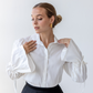 Virago Sleeve Button Up Blouse | Ivory