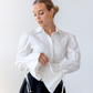 Virago Sleeve Button Up Blouse | Ivory