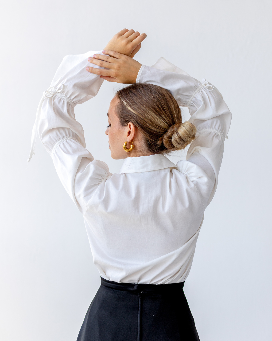 Virago Sleeve Button Up Blouse | Ivory