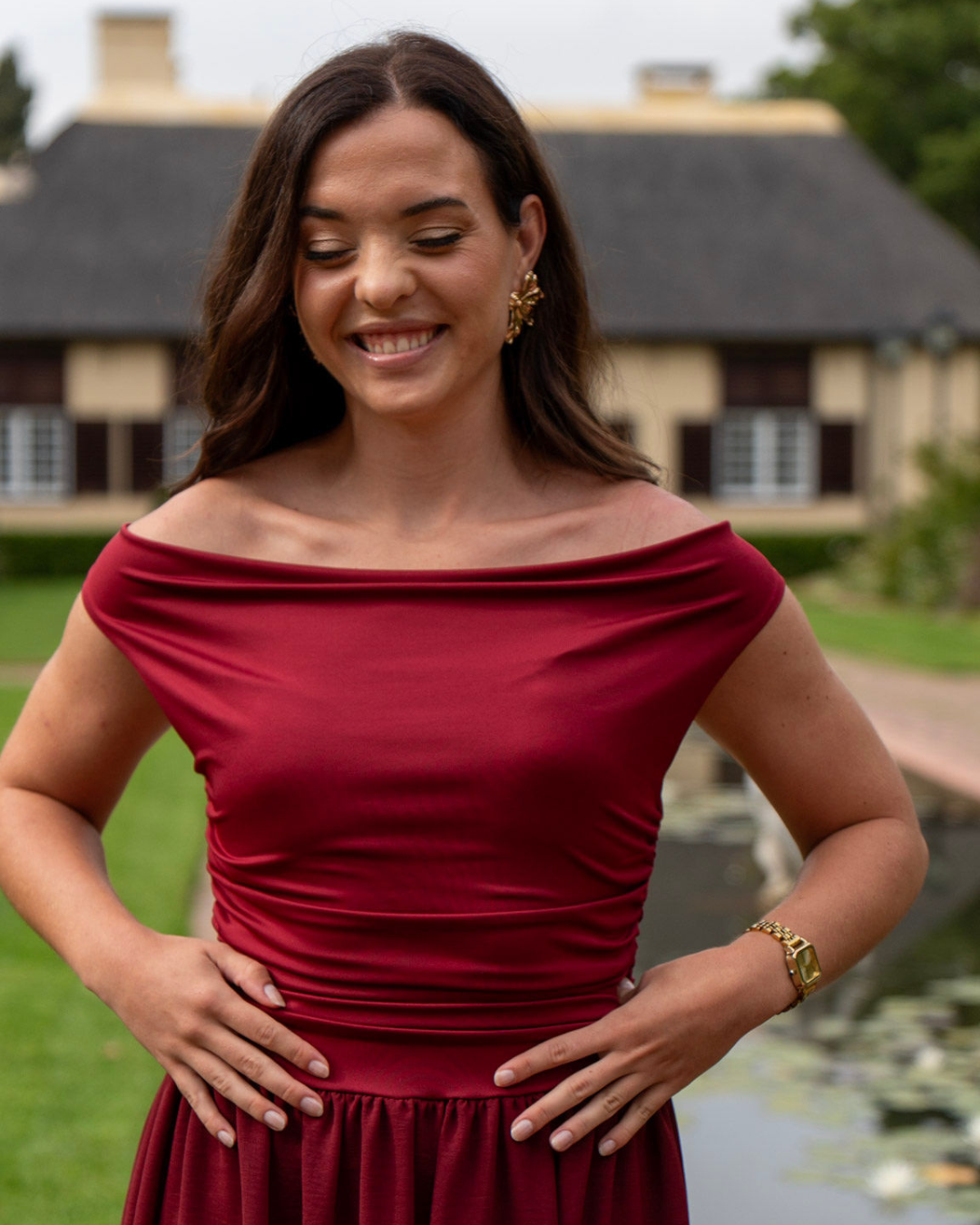 The Sophia Dress | Burgundy