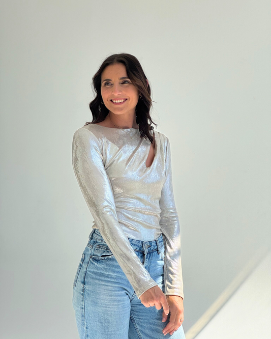 Long Sleeve Sparkle Top