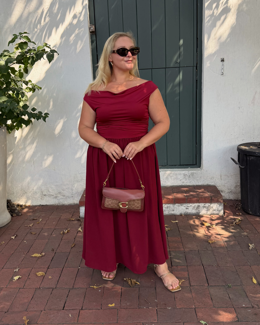 The Sophia Dress | Burgundy