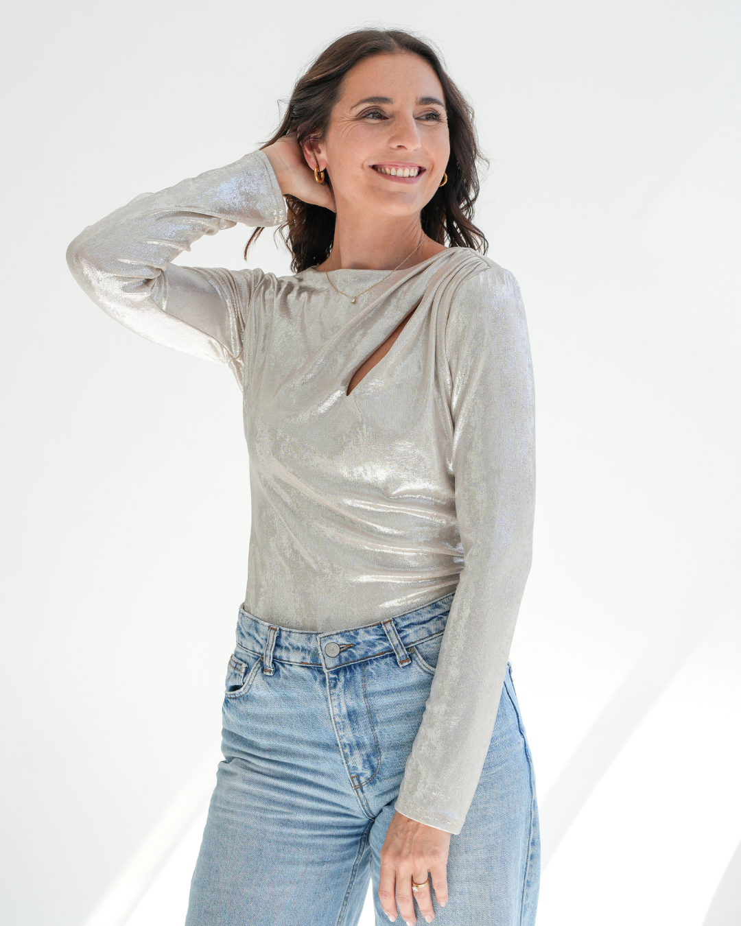 Long Sleeve Sparkle Top