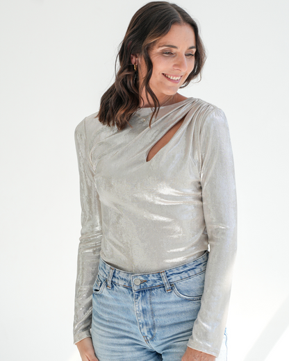 Long Sleeve Sparkle Top