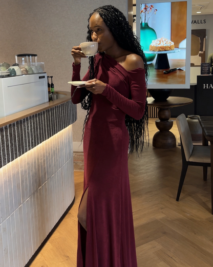 Asymmetric One Shoulder Dress