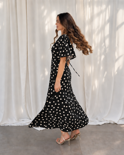 PRE ORDER: The Noir Polka Pop Dress