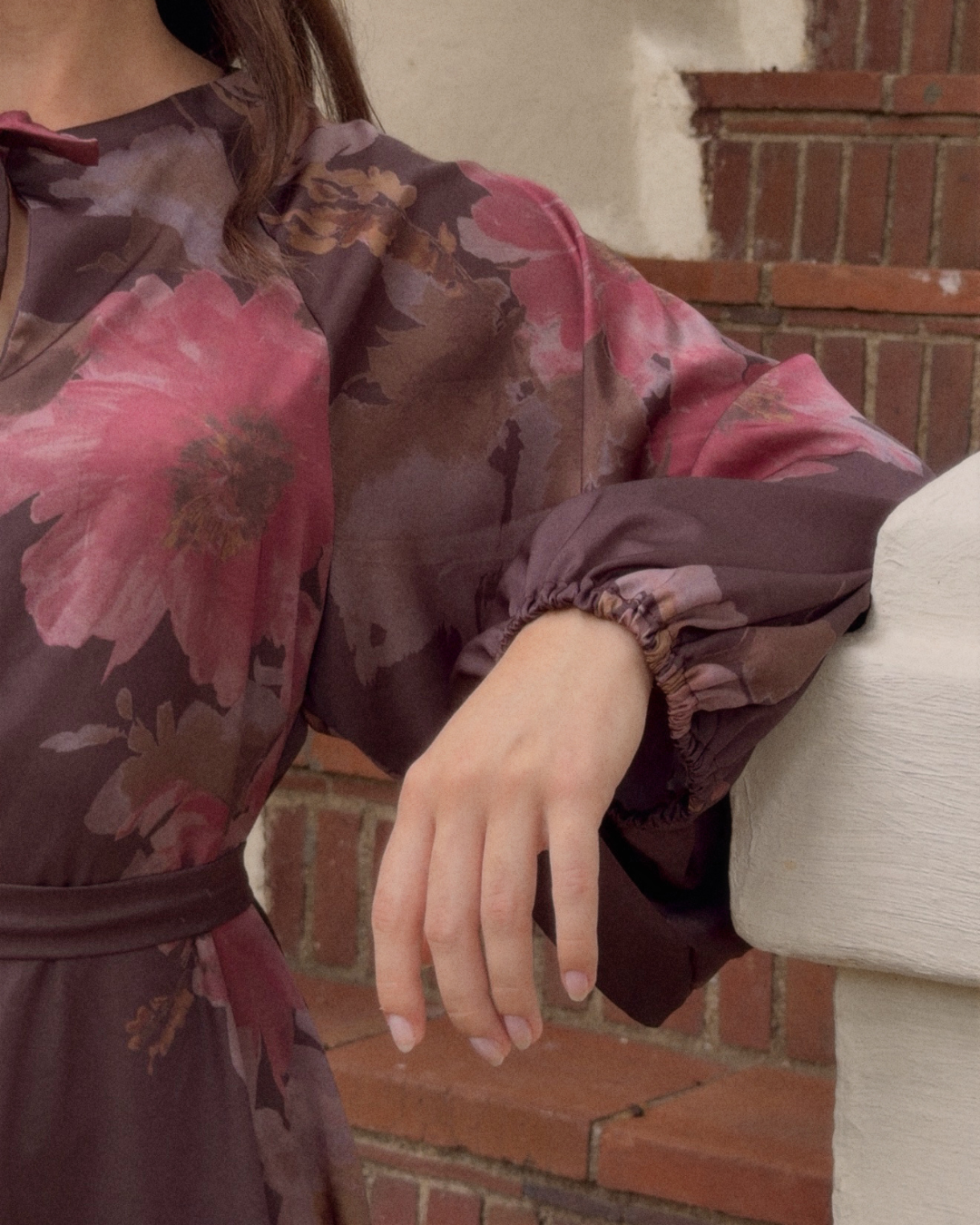 The Willow Dress | Dark Floral