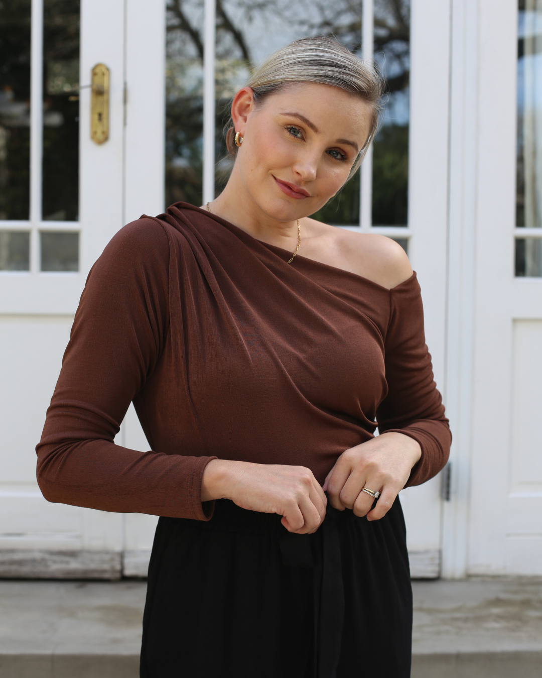 Asymmetric One Shoulder Top