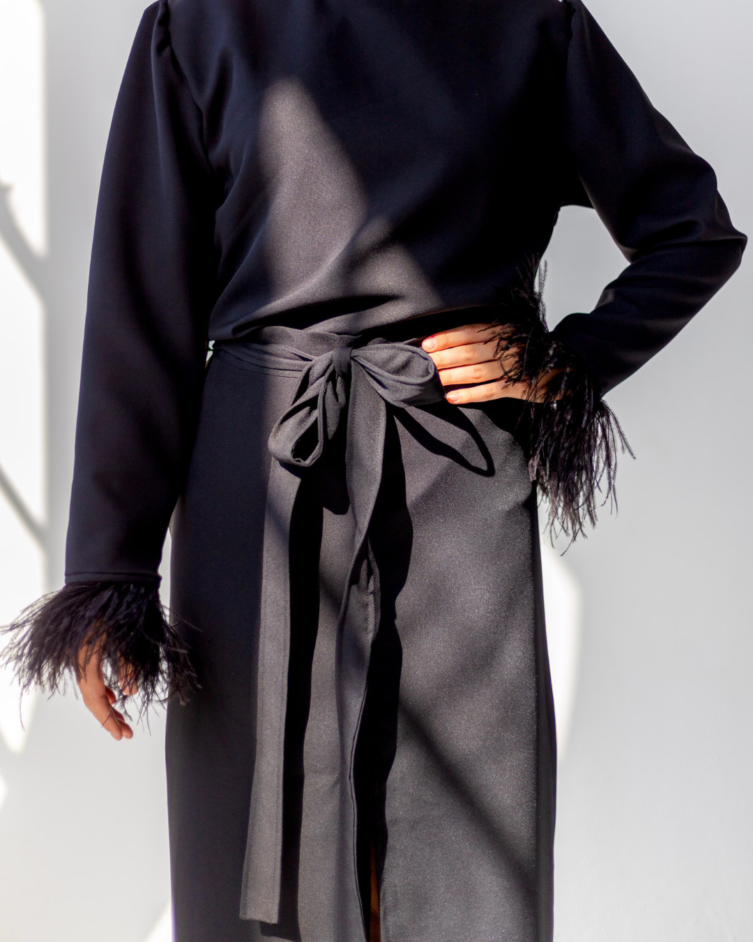 Midi Skirt | Black