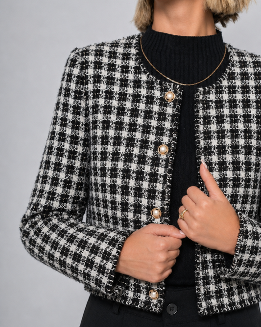PRE ORDER: Gold Thread Tweed Jacket