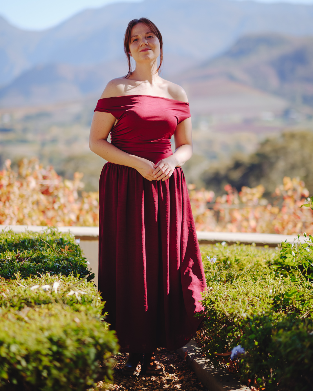The Sophia Dress | Burgundy