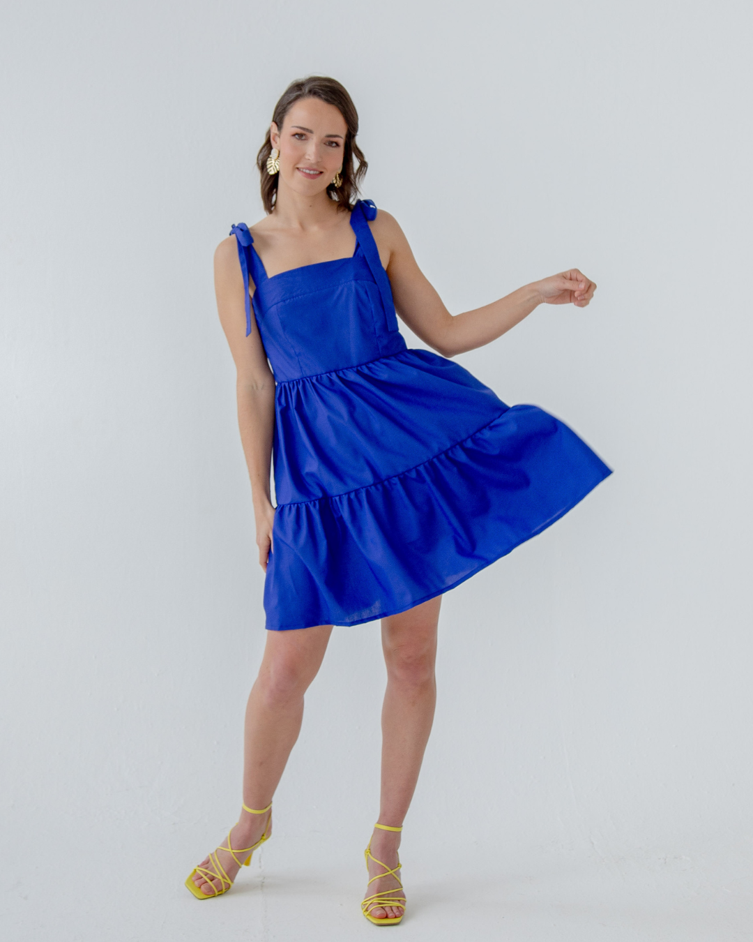 Cobalt Blue Summer Mini Dress