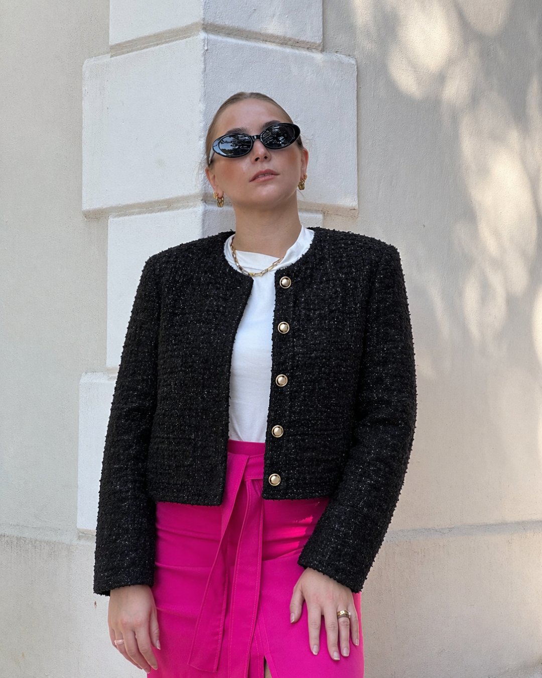 PRE ORDER: Black Bouclé Jacket