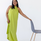 Chartreuse Halterneck Dress