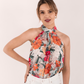 Spring Florals Halterneck Blouse