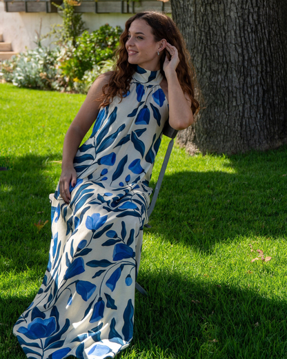 The Celeste Halter Dress