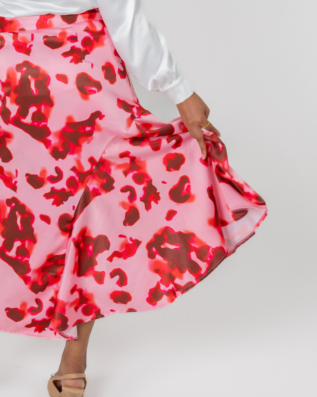 Whimsical Wild Print Skirt | Pink